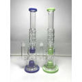 Huge Glass bongs with two birdcage percolators